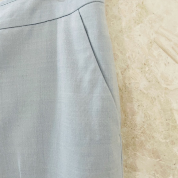 TED BAKER {S} Pants Baby Blue Flat Front Trousers - Picture 6 of 16